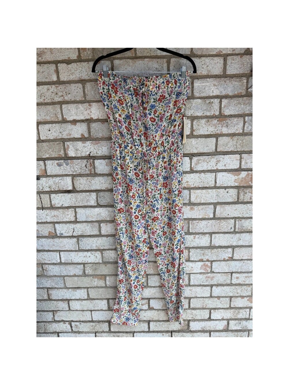 Blue Velvet Women's Floral Multicolor Romper S NWT